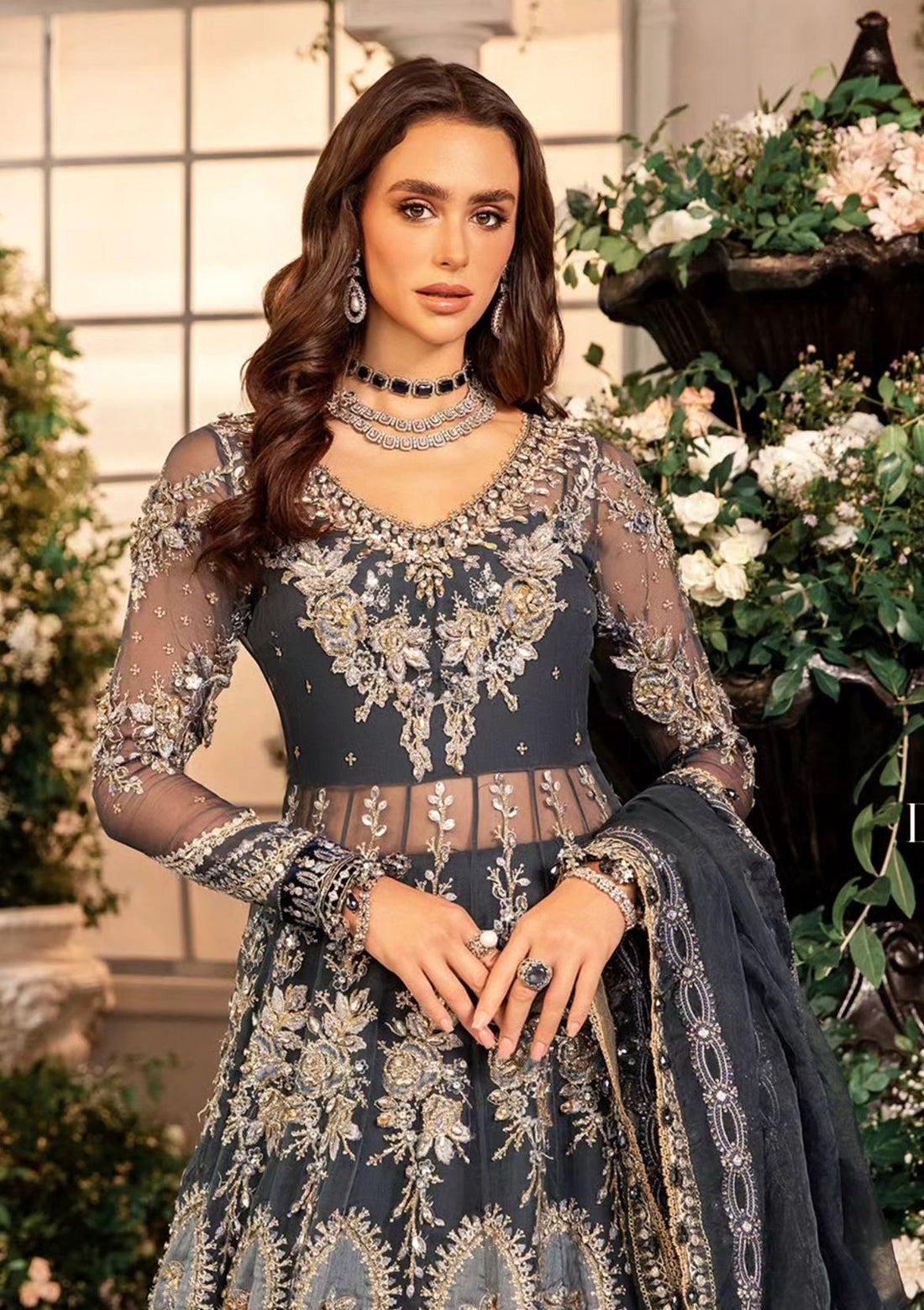 Formal Collection - Maria B - Mbroidered - Wedding Edition 24 - MWE#01 - Official Maria B - Agha Fabrics UK