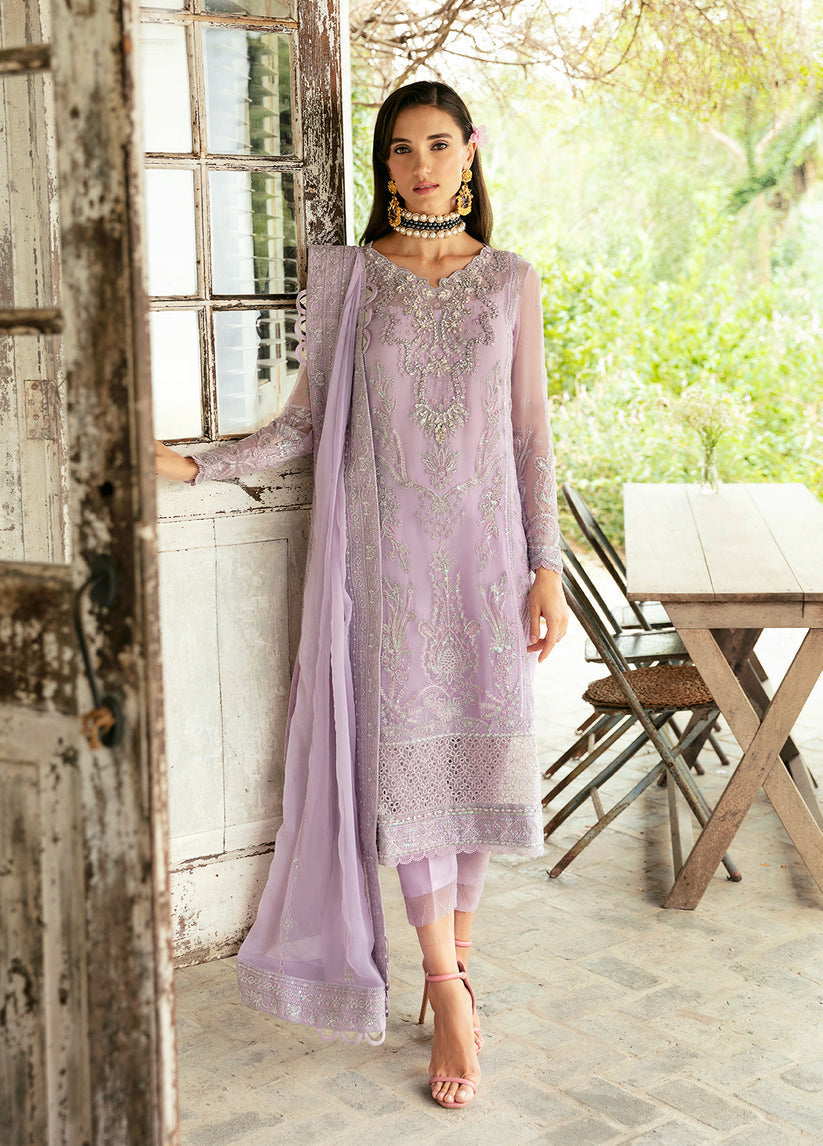Gulaal | Embroidered Chiffon Eid Collection | VIOLA - Official Gulaal - Agha Fabrics UK