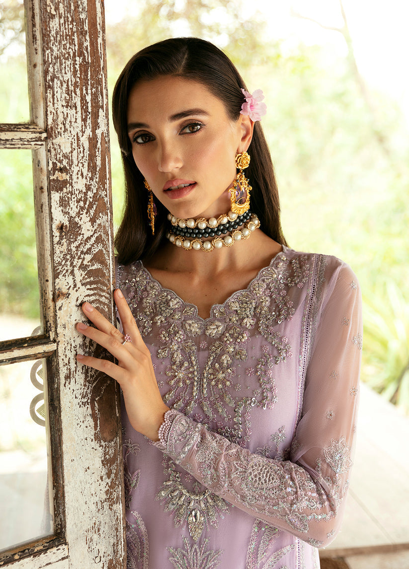 Gulaal | Embroidered Chiffon Eid Collection | VIOLA - Official Gulaal - Agha Fabrics UK