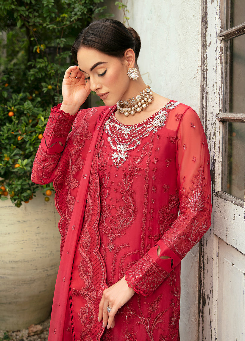 Gulaal | Embroidered Chiffon Eid Collection | ULMARIA - Official Gulaal - Agha Fabrics UK