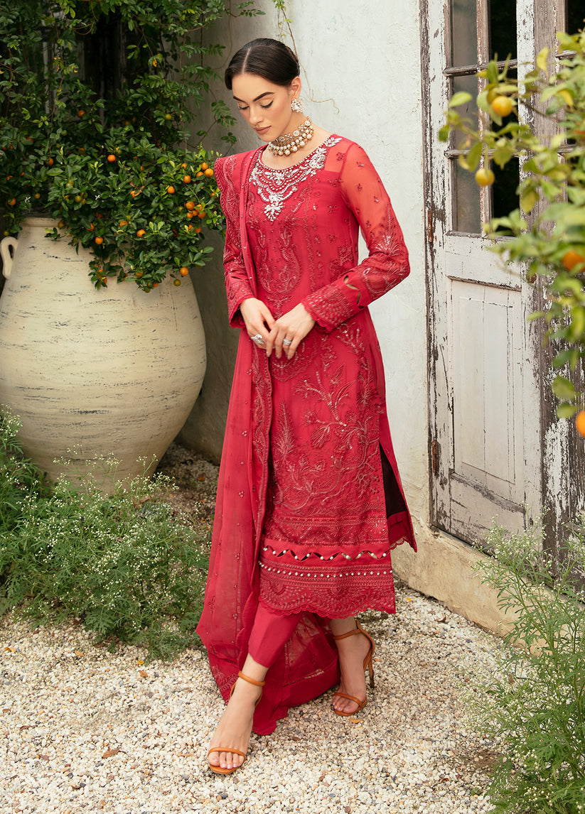 Gulaal | Embroidered Chiffon Eid Collection | ULMARIA - Official Gulaal - Agha Fabrics UK