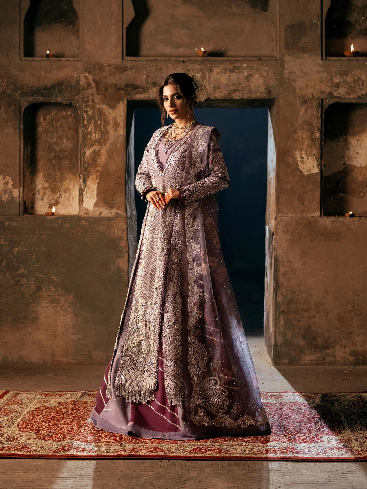 Maryam Hussain | Gulaab Wedding Formals 24 | JHIL MIL - Official Maryam Hussain - Agha Fabrics UK