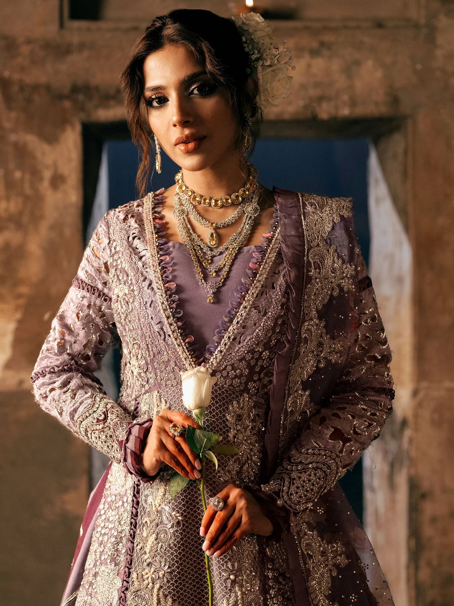 Maryam Hussain | Gulaab Wedding Formals 24 | JHIL MIL - Official Maryam Hussain - Agha Fabrics UK