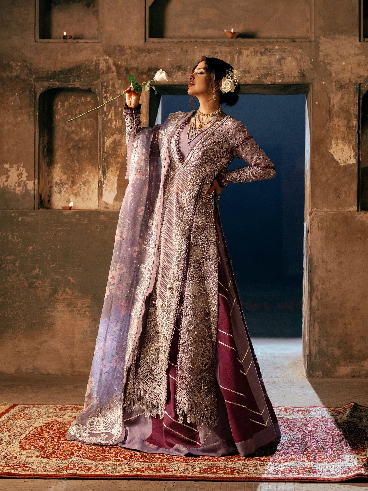 Maryam Hussain | Gulaab Wedding Formals 24 | JHIL MIL - Official Maryam Hussain - Agha Fabrics UK