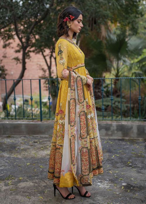 Ali Xeeshan | Chanda Luxury Pret | Amber - Official Ali Xeeshan - Agha Fabrics UK