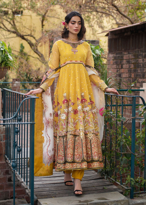 Ali Xeeshan | Chanda Luxury Pret | Amber - Official Ali Xeeshan - Agha Fabrics UK