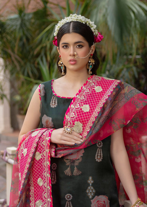 Ali Xeeshan | Chanda Luxury Pret | Green Forest - Official Ali Xeeshan - Agha Fabrics UK
