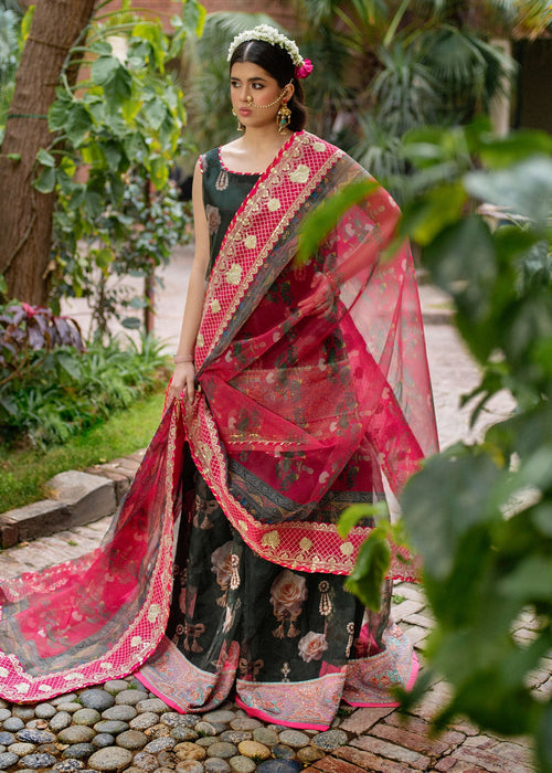 Ali Xeeshan | Chanda Luxury Pret | Green Forest - Official Ali Xeeshan - Agha Fabrics UK