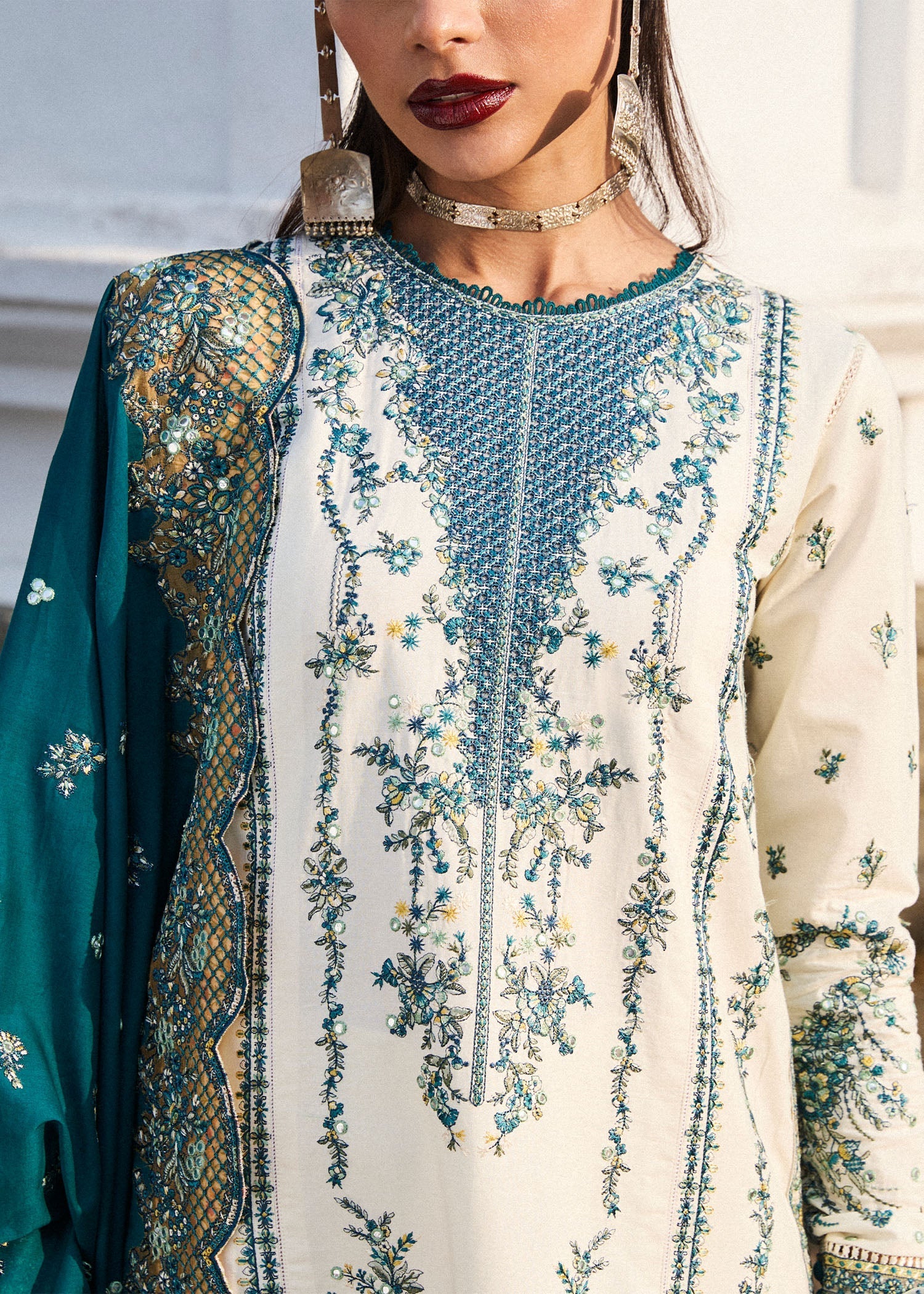 Hussain Rehar | Luxury Lawn 25 | Veil