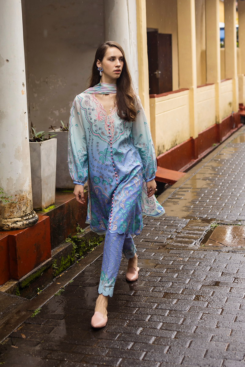 Mushq | La Dolce Hemline Prints 25 | Ameta - Official Mushq - Agha Fabrics UK