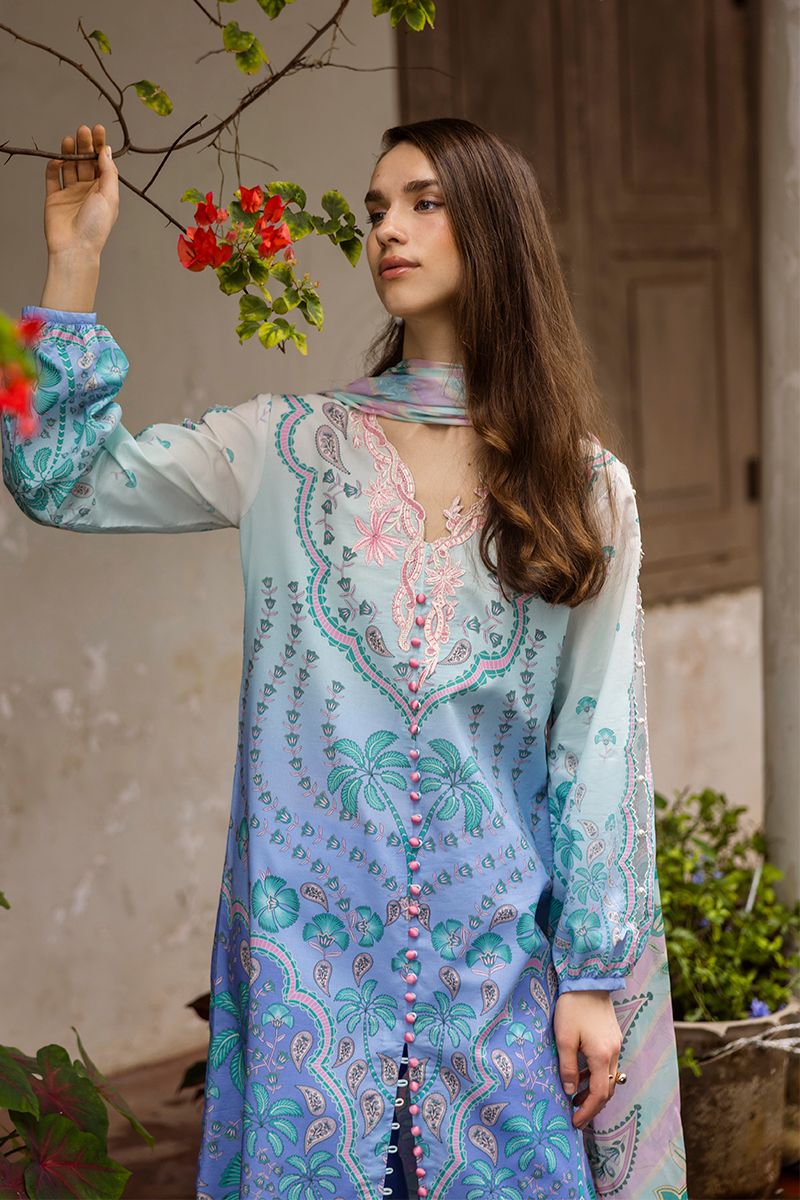 Mushq | La Dolce Hemline Prints 25 | Ameta - Official Mushq - Agha Fabrics UK