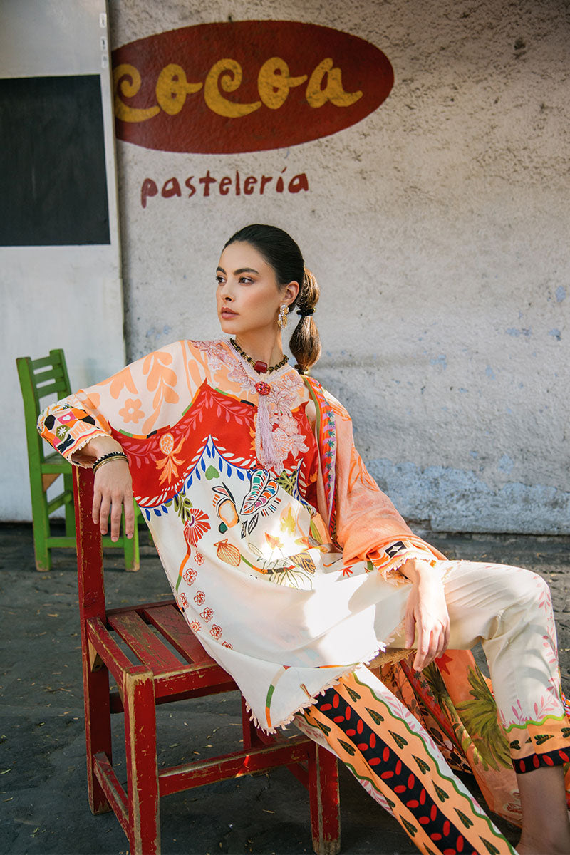 Mushq | La Dolce Hemline Prints 25 | Mulberry Tree - Official Mushq - Agha Fabrics UK