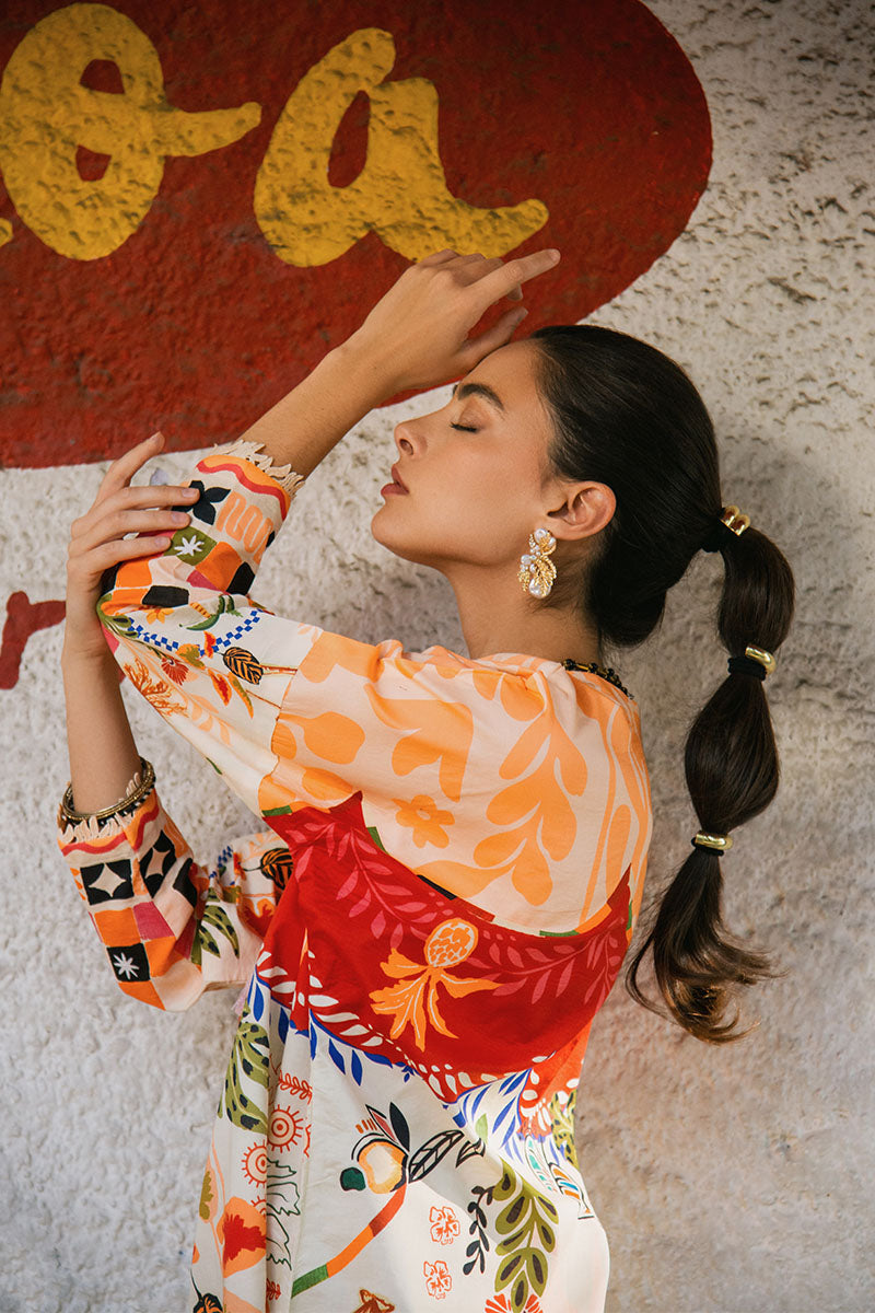 Mushq | La Dolce Hemline Prints 25 | Mulberry Tree - Official Mushq - Agha Fabrics UK