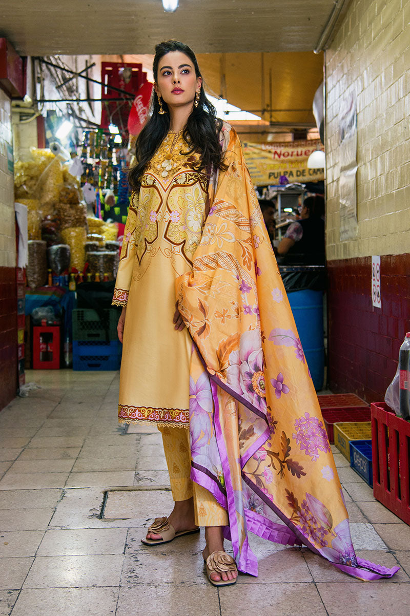 Mushq | La Dolce Hemline Prints 25 | Blossing Almond - Official Mushq - Agha Fabrics UK