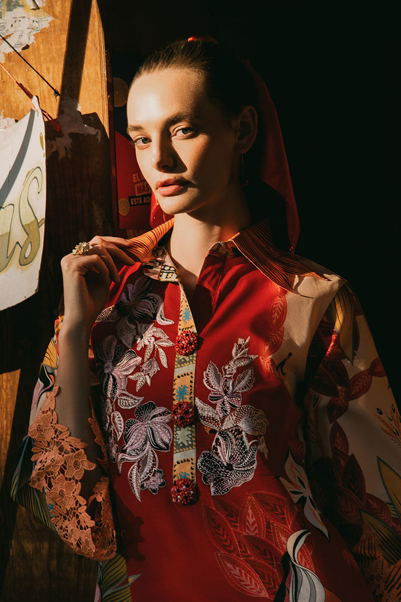 Mushq | La Dolce Hemline Prints 25 | Ride Vineyard - Official Mushq - Agha Fabrics UK