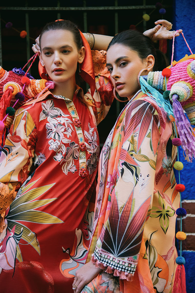 Mushq | La Dolce Hemline Prints 25 | Ride Vineyard - Official Mushq - Agha Fabrics UK