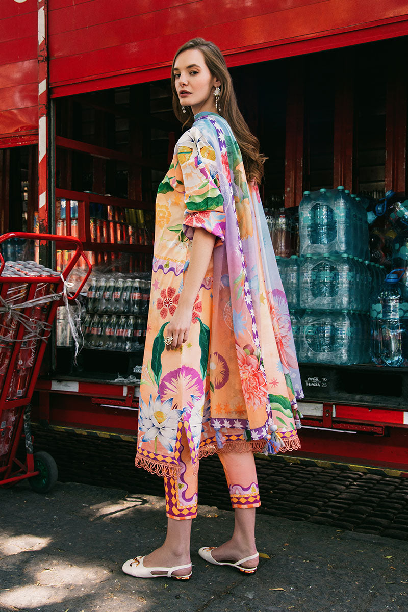 Mushq | La Dolce Hemline Prints 25 | Angels Song - Official Mushq - Agha Fabrics UK