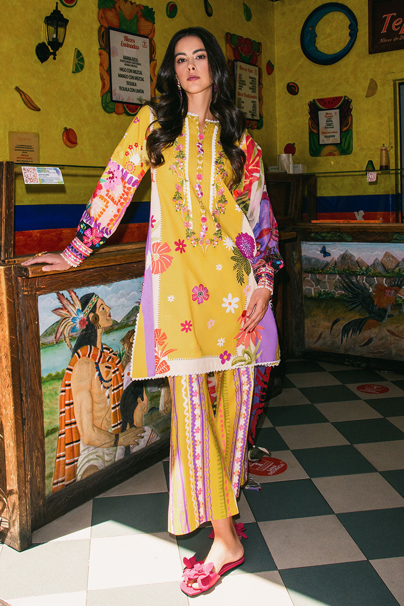 Mushq | La Dolce Hemline Prints 25 | The Dream - Official Mushq - Agha Fabrics UK