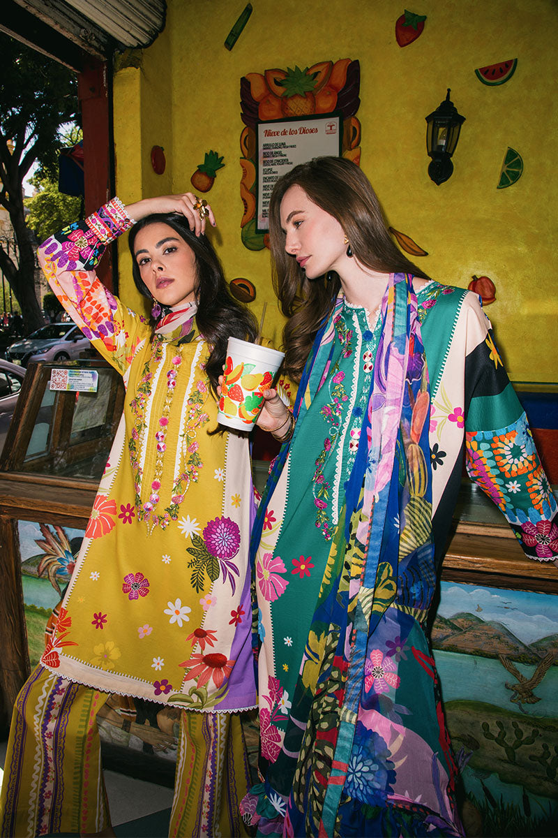 Mushq | La Dolce Hemline Prints 25 | The Dream - Official Mushq - Agha Fabrics UK