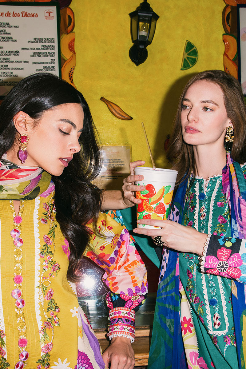 Mushq | La Dolce Hemline Prints 25 | The Dream - Official Mushq - Agha Fabrics UK