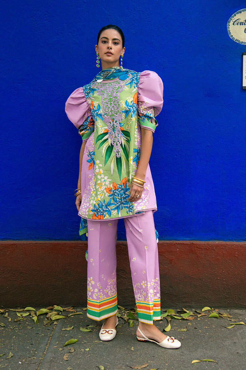 Mushq | La Dolce Hemline Prints 25 | Ecstasy - Official Mushq - Agha Fabrics UK