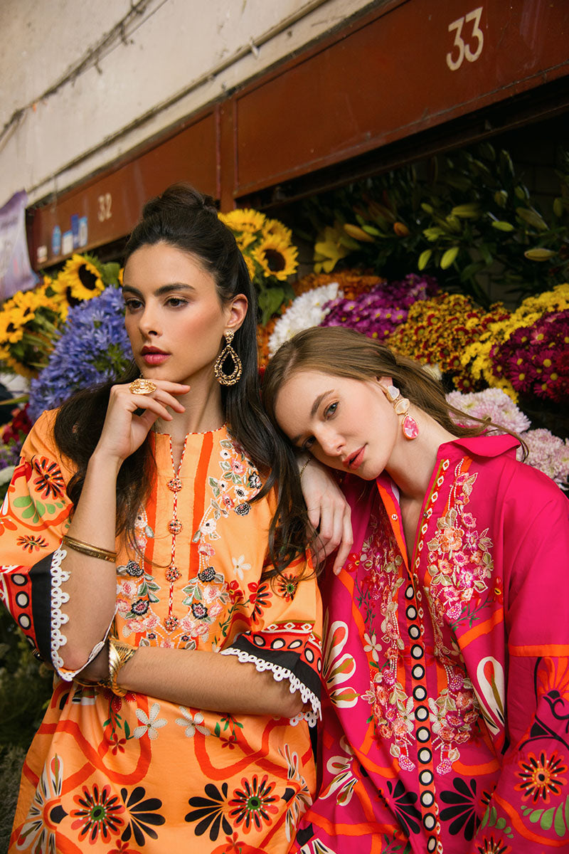 Mushq | La Dolce Hemline Prints 25 | Doves of Garden - Official Mushq - Agha Fabrics UK