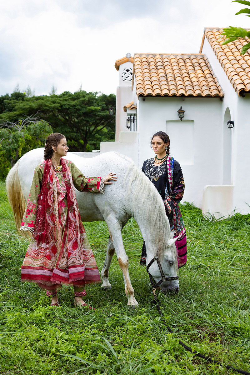 Mushq | Mirasol Printed Cambric | Cielo Sol - Official Mushq - Agha Fabrics UK