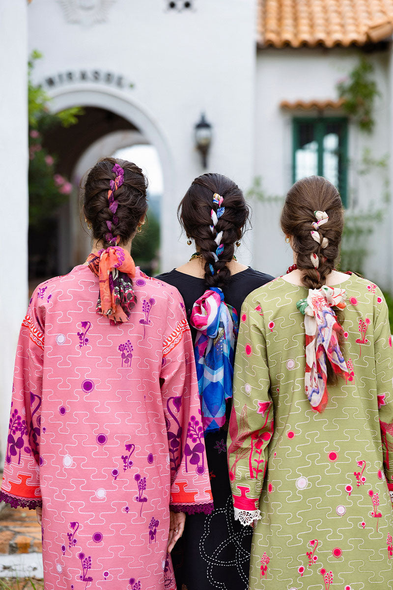 Mushq | Mirasol Printed Cambric | Coral Mar - Official Mushq - Agha Fabrics UK