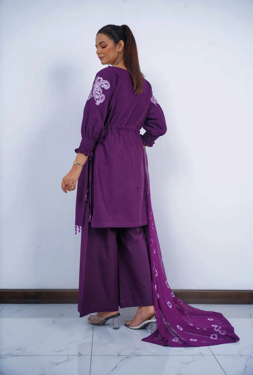 Hoorain Basics | Slub Winter 23 | HB-PPL - Official Hoorain Basics - Agha Fabrics UK