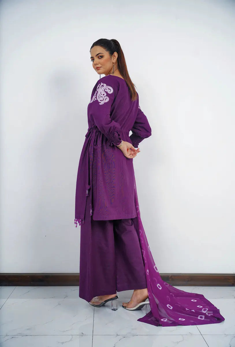 Hoorain Basics | Slub Winter 23 | HB-PPL - Official Hoorain Basics - Agha Fabrics UK