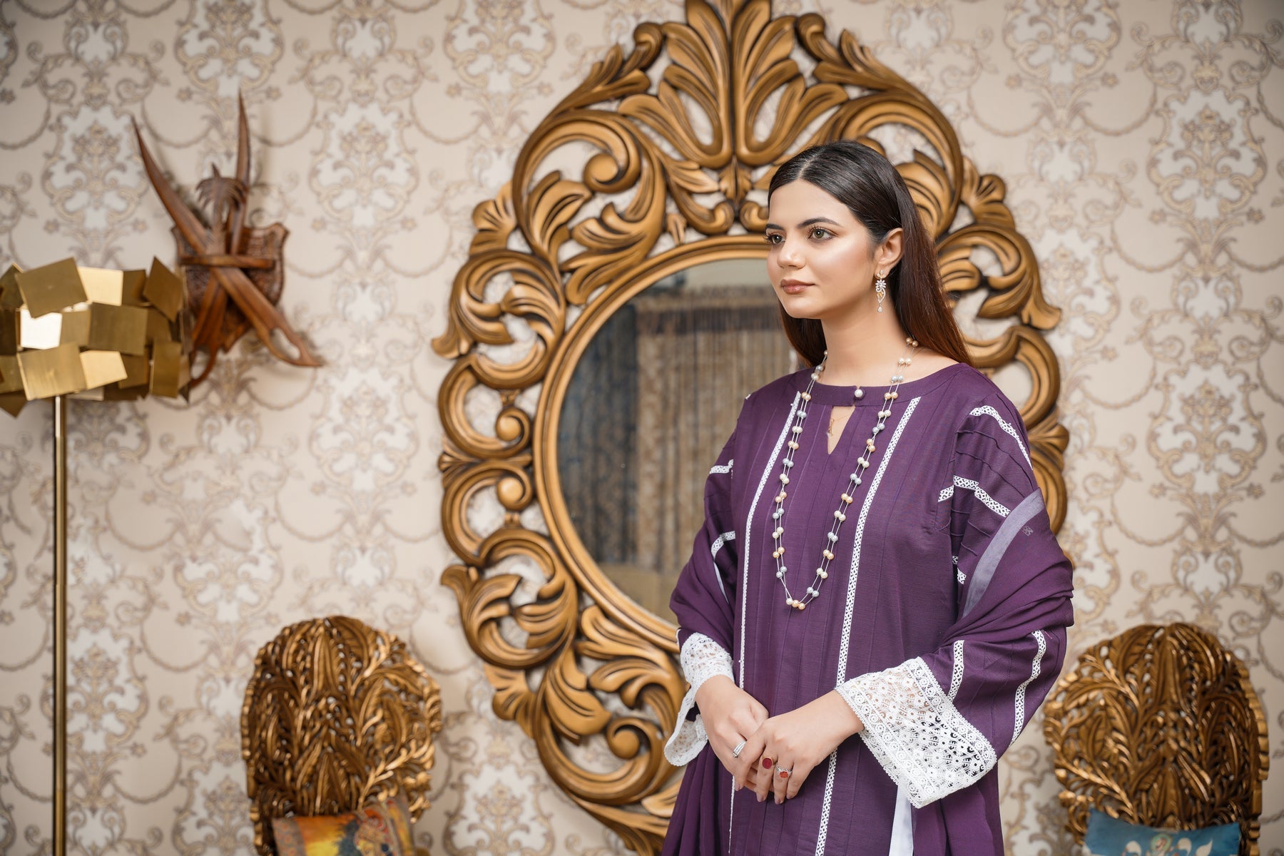Hoorain Basics | Slub Winter 23 | HB-PUR - Official Hoorain Basics - Agha Fabrics UK