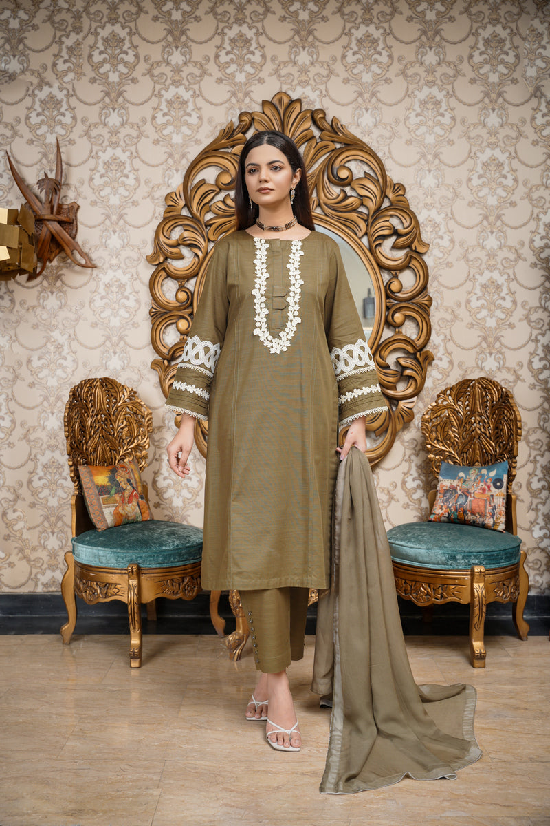 Hoorain Basics | Slub Winter 23 | HB-MHD - Official Hoorain Basics - Agha Fabrics UK