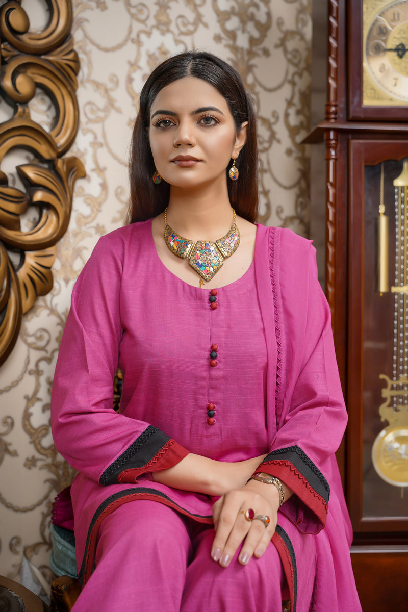 Hoorain Basics | Slub Winter 23 | HB-MGN - Official Hoorain Basics - Agha Fabrics UK