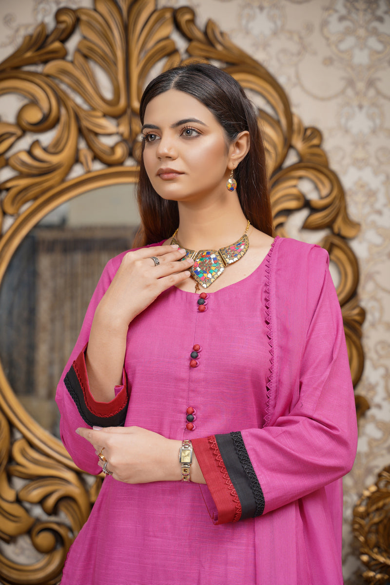 Hoorain Basics | Slub Winter 23 | HB-MGN - Official Hoorain Basics - Agha Fabrics UK
