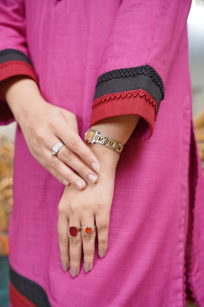 Hoorain Basics | Slub Winter 23 | HB-MGN - Official Hoorain Basics - Agha Fabrics UK