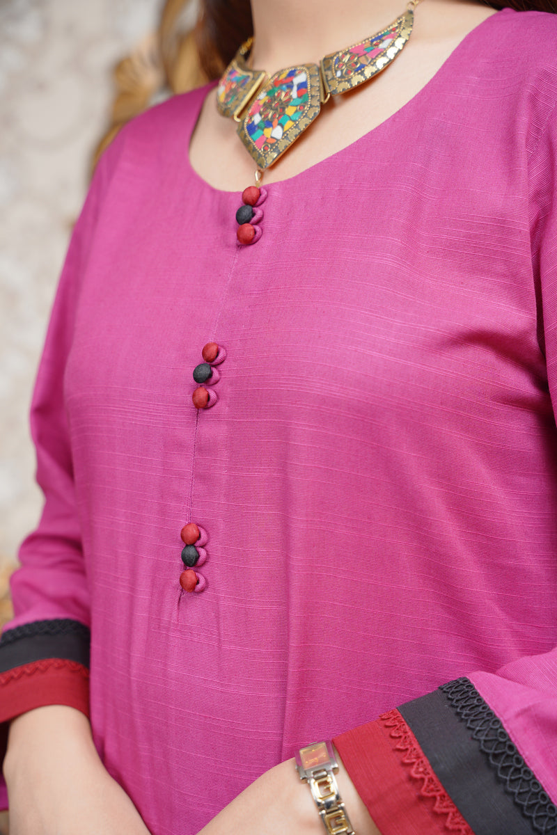 Hoorain Basics | Slub Winter 23 | HB-MGN - Official Hoorain Basics - Agha Fabrics UK