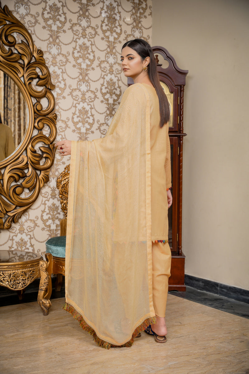 Hoorain Basics | Slub Winter 23 | HB-SKN - Official Hoorain Basics - Agha Fabrics UK