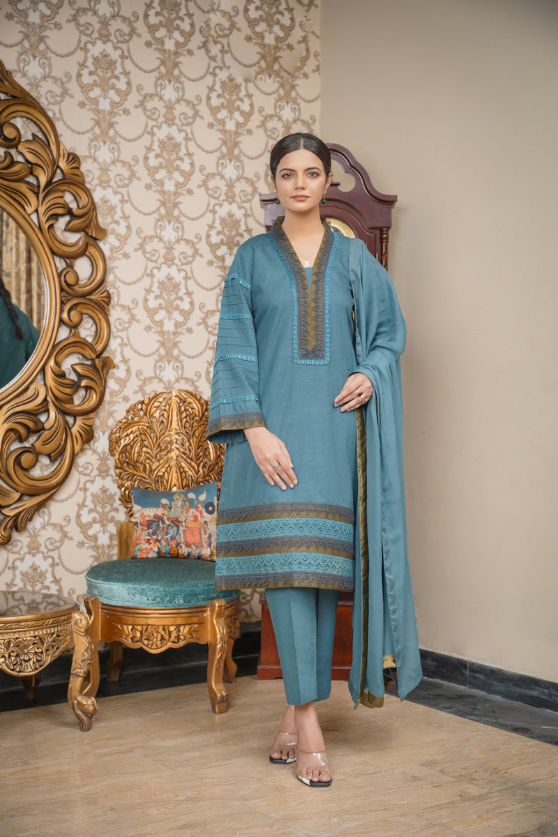 Hoorain Basics | Slub Winter 23 | HB-ZINC - Official Hoorain Basics - Agha Fabrics UK