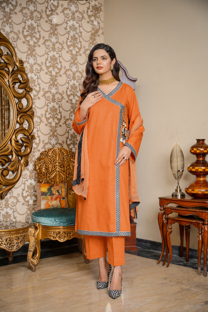 Hoorain Basics | Slub Winter 23 | HB-ORN - Official Hoorain Basics - Agha Fabrics UK