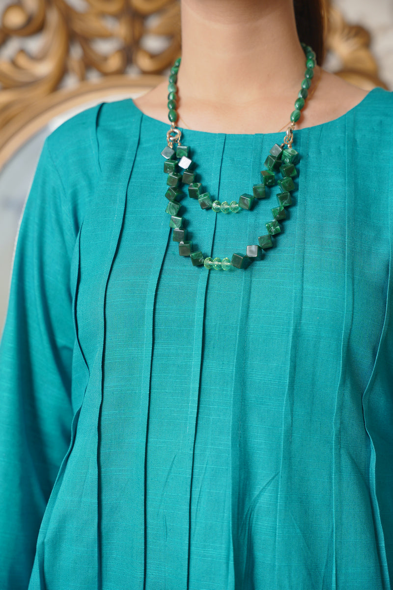 Hoorain Basics | Slub Winter 23 | HB-GRN - Official Hoorain Basics - Agha Fabrics UK