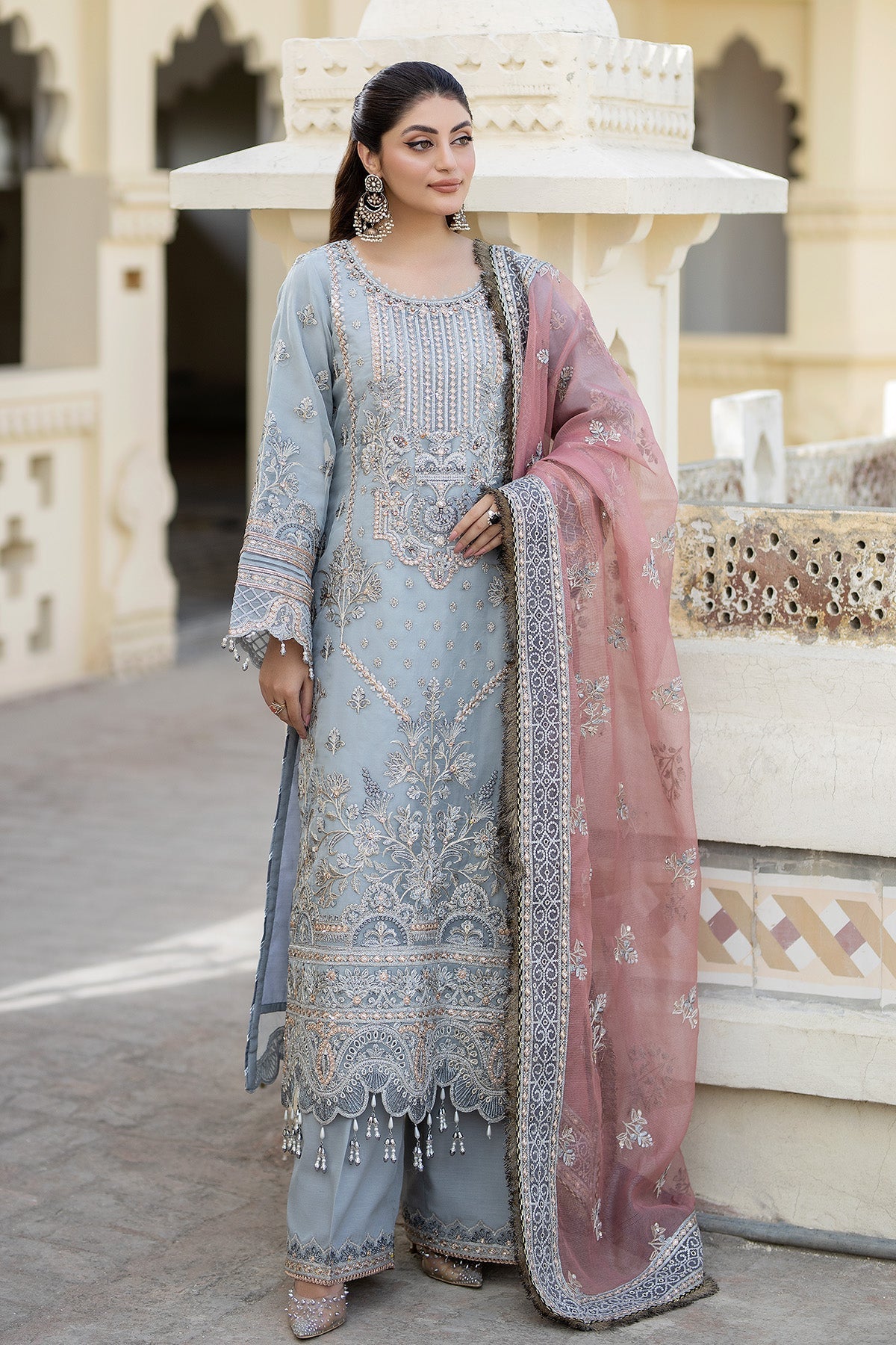 Imrozia Premium | Baad e Saba Formals | IP-54 Roshni - Official Imrozia Premium - Agha Fabrics UK