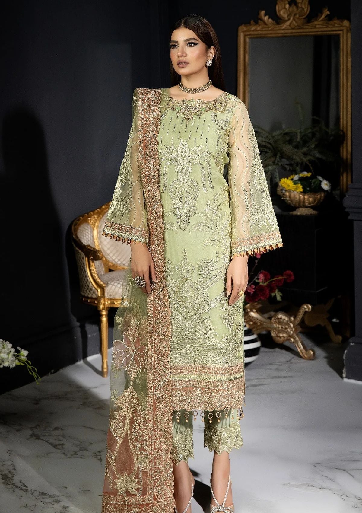 Formal Collection - Imrozia - Andaaz-E-Khaas - Bridal - IB#39 - Azminah - Official Imrozia - Agha Fabrics UK