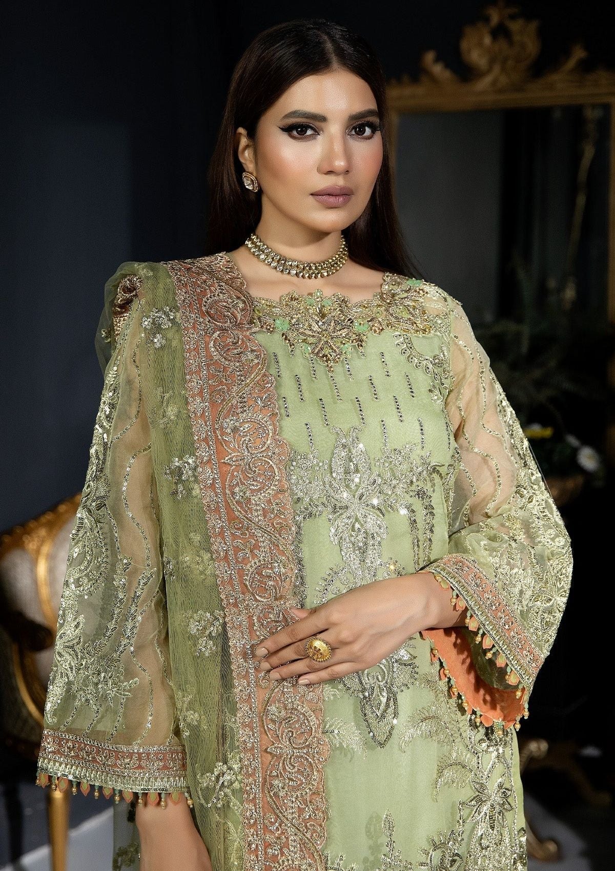 Formal Collection - Imrozia - Andaaz-E-Khaas - Bridal - IB#39 - Azminah - Official Imrozia - Agha Fabrics UK