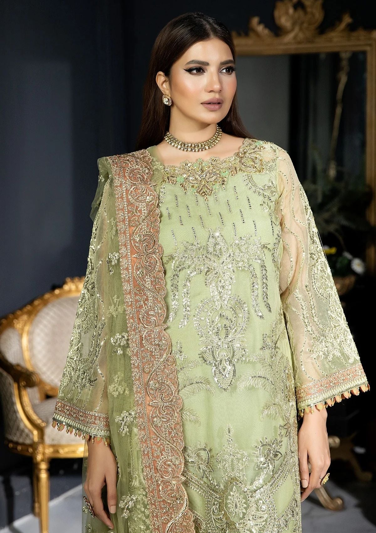 Formal Collection - Imrozia - Andaaz-E-Khaas - Bridal - IB#39 - Azminah - Official Imrozia - Agha Fabrics UK