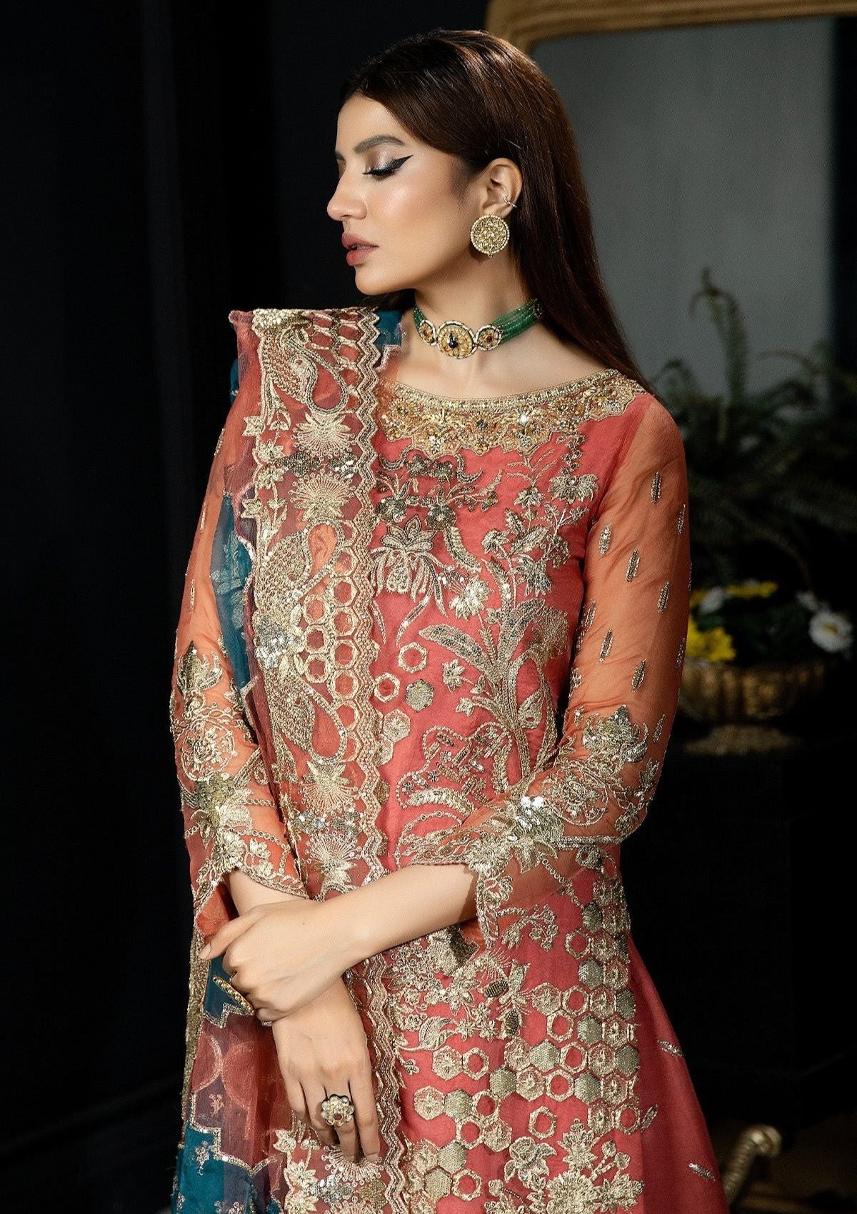 Formal Collection - Imrozia - Andaaz-E-Khaas - Bridal - IB#40 - Giaa - Official Imrozia - Agha Fabrics UK