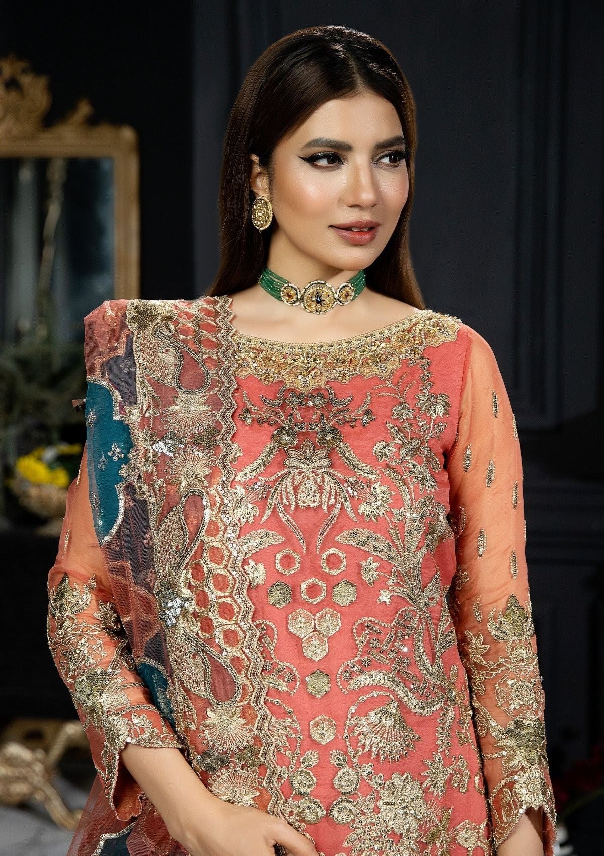 Formal Collection - Imrozia - Andaaz-E-Khaas - Bridal - IB#40 - Giaa - Official Imrozia - Agha Fabrics UK