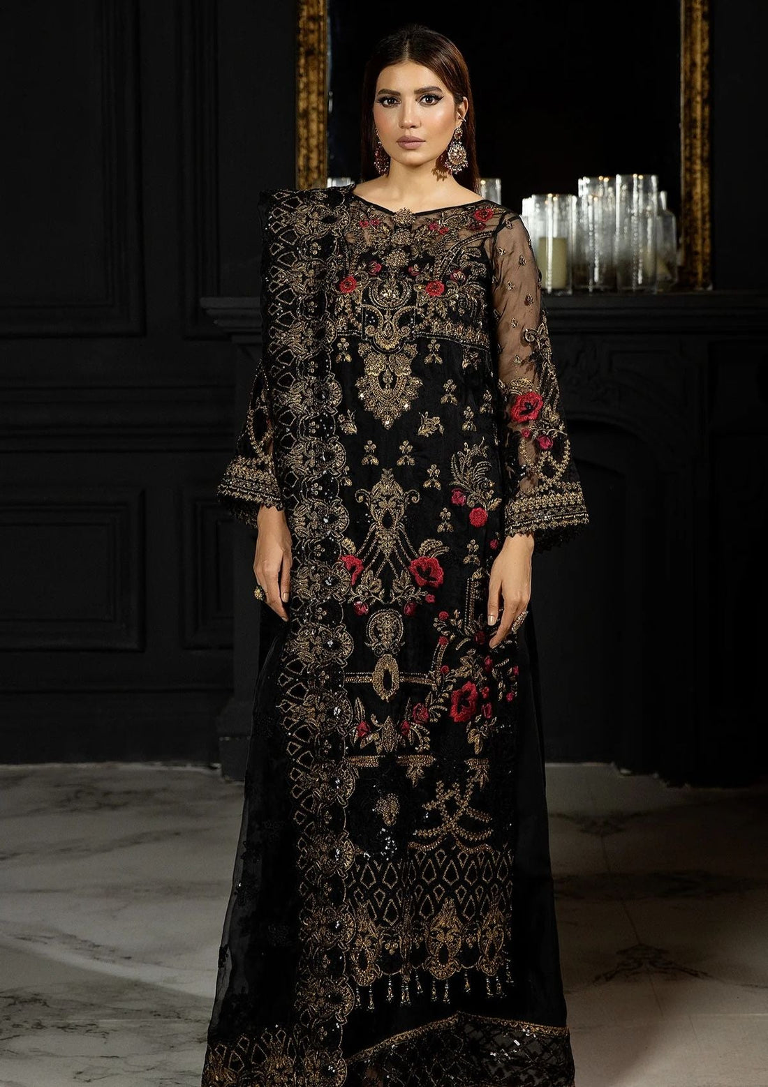 Formal Collection - Imrozia - Andaaz-E-Khaas - Bridal - IB#44 - Qaila - Official Imrozia - Agha Fabrics UK