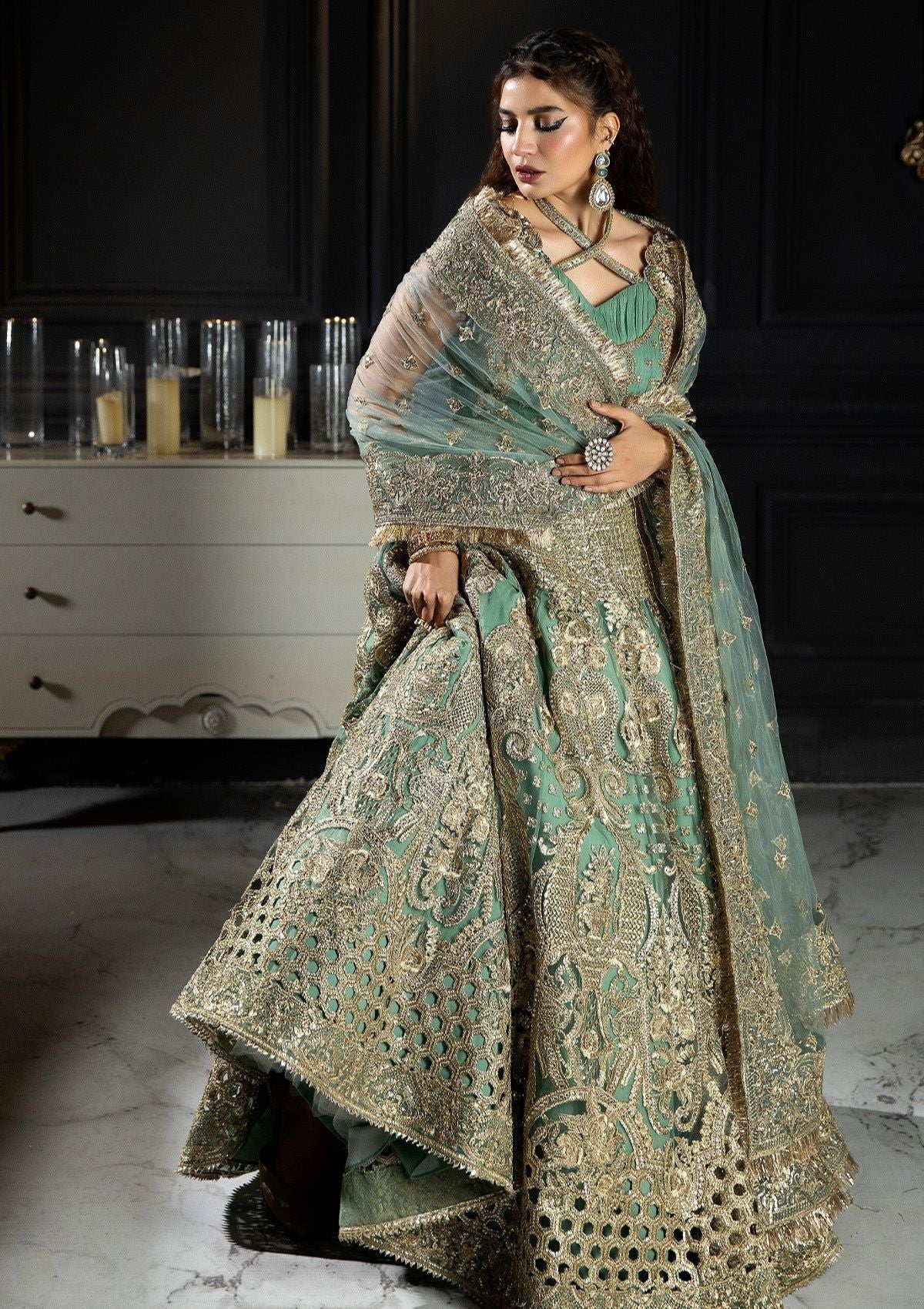Formal Collection - Imrozia - Andaaz-E-Khaas - Bridal - IB#45 - Unaysa - Official Imrozia - Agha Fabrics UK
