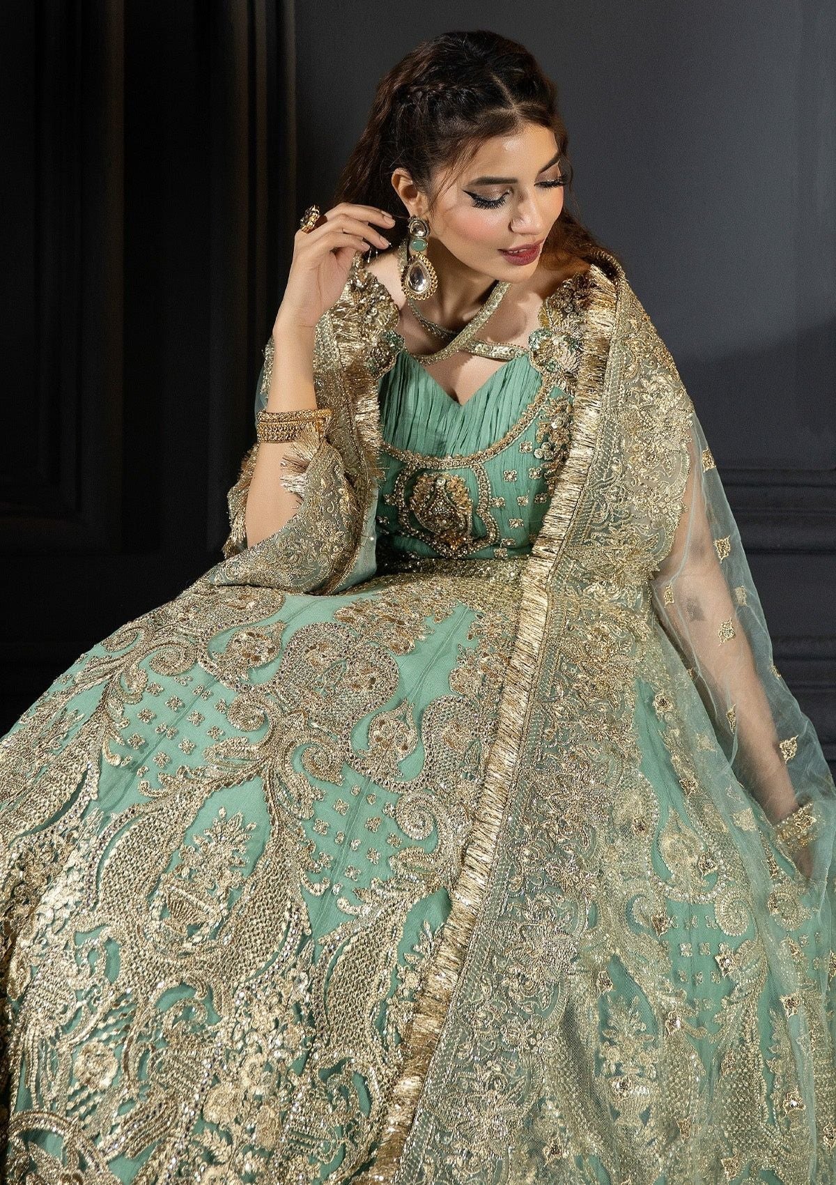Formal Collection - Imrozia - Andaaz-E-Khaas - Bridal - IB#45 - Unaysa - Official Imrozia - Agha Fabrics UK
