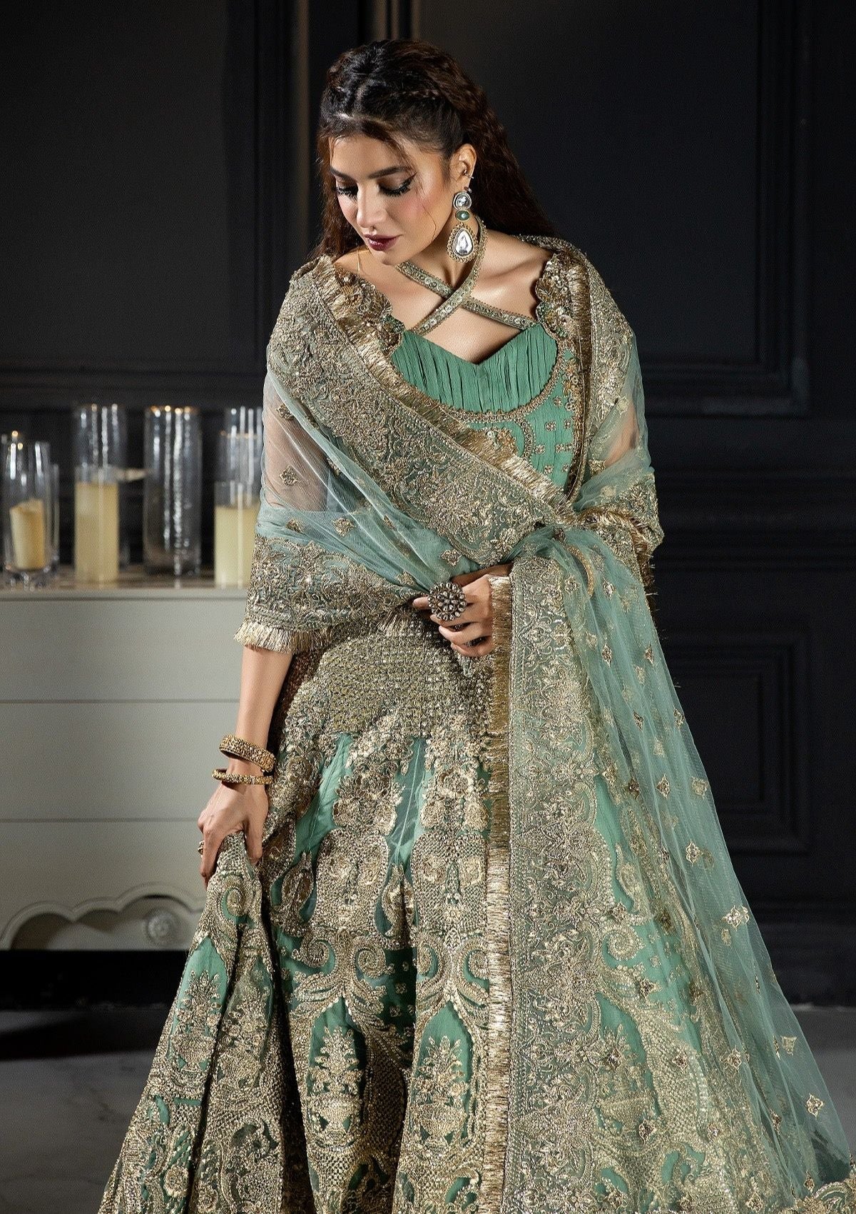 Formal Collection - Imrozia - Andaaz-E-Khaas - Bridal - IB#45 - Unaysa - Official Imrozia - Agha Fabrics UK
